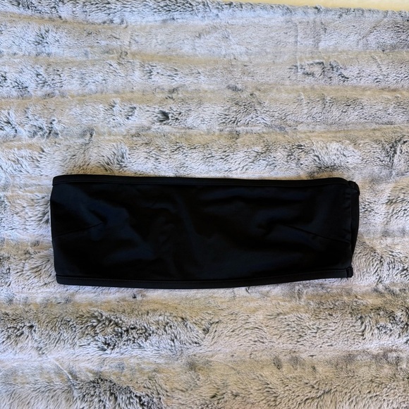 NU SWIM Strapless Black Bikini Top - Picture 2 of 4